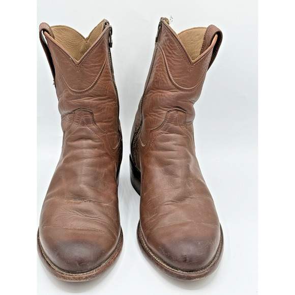 Tecovas The Dean Zip Boots Scotch Goat Leather Brown Men’s Size 9 EE Western